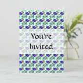 魚のパターン。青魚幽霊魚。 招待状 (スタンド正面)