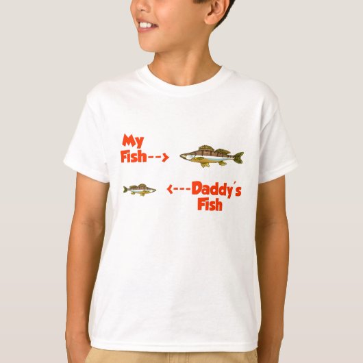 魚のパパの魚 Tシャツ (正面)