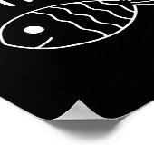 魚のパンスト，ああ私のタラ，おもしろいジョーク，皮肉 ポスター (角)