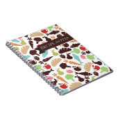 魚のパンノキの野菜食糧シェフのケータリング ノートブック (右側)