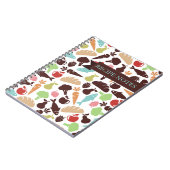 魚のパンノキの野菜食糧シェフのケータリング ノートブック (左側)