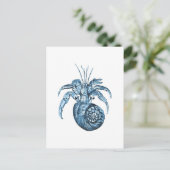 魚のビーチ海海航海のの青の贈り物 ポストカード (スタンド正面)