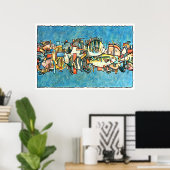 魚のフェスティバル ポスター (ホームオフィス)