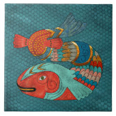 魚のフォーク タイル (正面)
