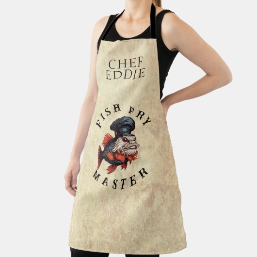魚のフライのマスターNAME エプロン (インサイチュ)