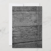 魚のフライ素朴卒業式バックヤード調理用パーティー 招待状 (裏面)