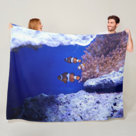 魚のフリースブランケット フリースブランケット