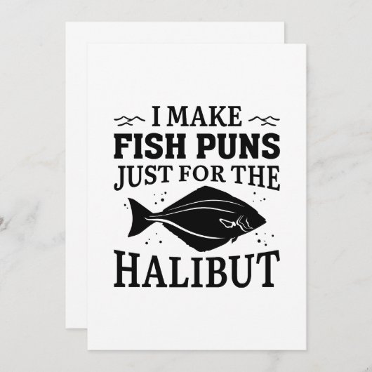 魚のフンを張るのはハリのためだけだ サンキューカード (正面/裏面)