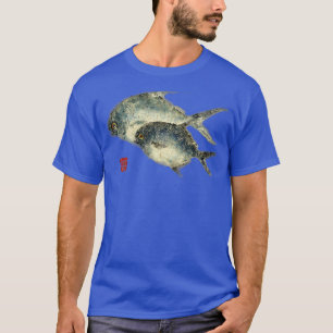 魚のプリントオリジナルアートギオタクフロリダポンパノ Tシャツ