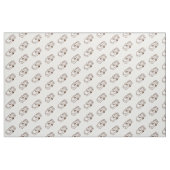 魚のプリント生地の缶 ファブリック (ファットクウォーター)