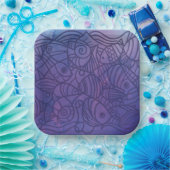 魚のプリン ペーパープレート (パーティー)