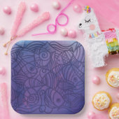 魚のプリン ペーパープレート (パーティー)