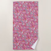 魚のプール ビーチタオル (正面)