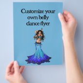 魚のベリーダンサー チラシ (手)