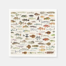 魚のペーパーナプキン、海底パーティー用品