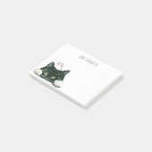 魚のポスト・イットの黒猫のおもしろいな猫の考えること ポストイット (アングル)