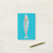 魚のポスト・イットは行きます ポストイット (デスク上)