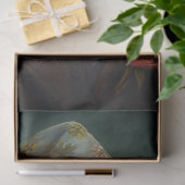 魚のポートレートスーツとハット1デコページ紙 薄葉紙 (ギフト)