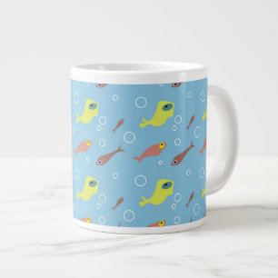 魚のマグカップ ジャンボコーヒーマグカップ