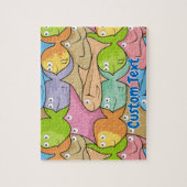 魚のマンガのジグソーパズル ジグソーパズル (縦)