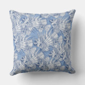 魚のミラージュブルー クッション (裏面)