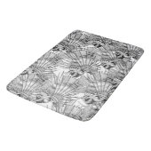 魚のミラージュ白黒 バスマット (アングル)