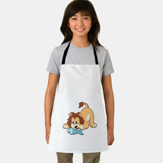 魚のライオン エプロン (インサイチュ)