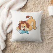 魚のライオン クッション (ブランケット)