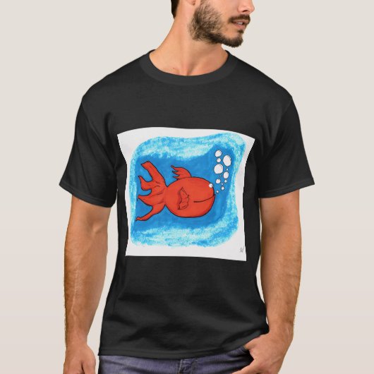 魚のライフ Tシャツ (正面)