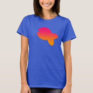 魚のロゴ(青) Tシャツ