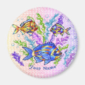 魚の三徴 マグネット (正面)