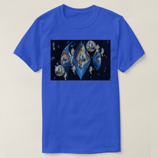 魚の中のクットライフ Tシャツ (デザイン正面)