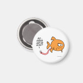 魚の丸い磁石 マグネット (正面/裏面)