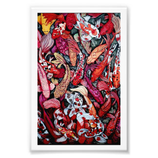 魚の乱獲 フォトプリント           