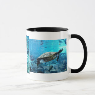 魚の亀と靴 マグカップ