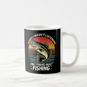 魚の事聞でなくて考えるごめんね コーヒーマグカップ