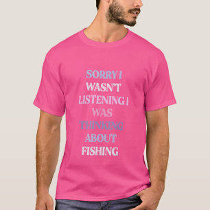 魚の事聞でなくて考えるごめんね Tシャツ