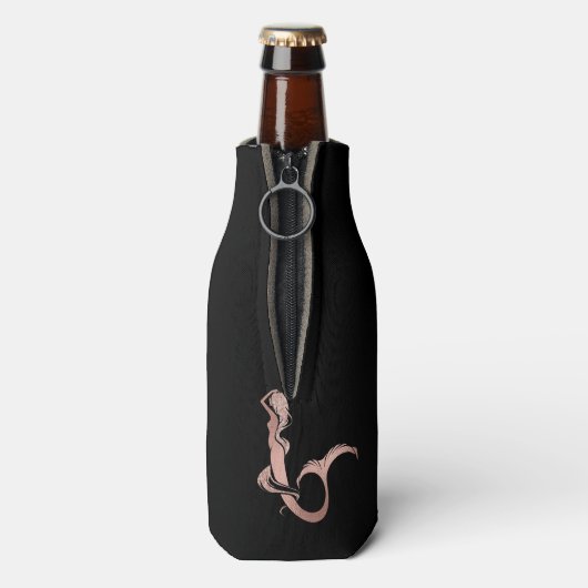 魚の人魚のように飲むバラ金ゴールドクールボトル ボトルクーラー (ボトル裏面)