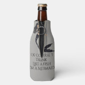 魚の人魚のボトルクール黒 ボトルクーラー (ボトル裏面)