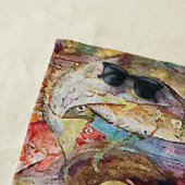 魚の人魚の女王 ビーチタオル (インサイチュ)