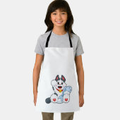 魚の付いた猫 エプロン (インサイチュ)