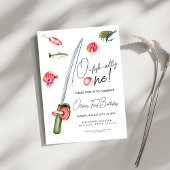 魚の仲間に1歳の誕生日 招待状