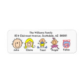 魚の住所 シール (正面)