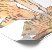 魚の入った猫 ポスター (角)