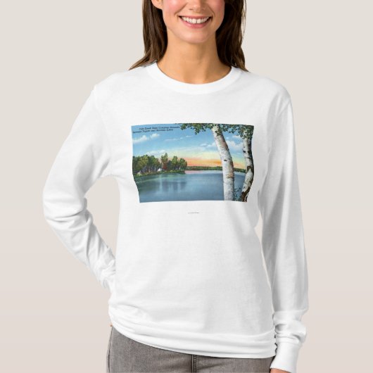 魚の入り江の州のキャンプ地面の眺め Tシャツ (正面)