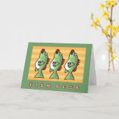 魚の内臓 カード (黄色い花)