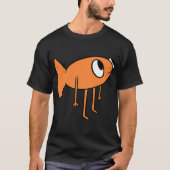 魚の凝視 Tシャツ (正面)