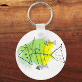 魚の初期のキーチェーン キーホルダー (正面)