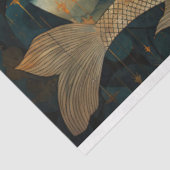 魚の初期の海を切り離す人魚 薄葉紙 (詳細)