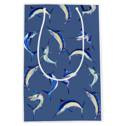 魚の包み紙 ミディアムペーパーバッグ (正面)